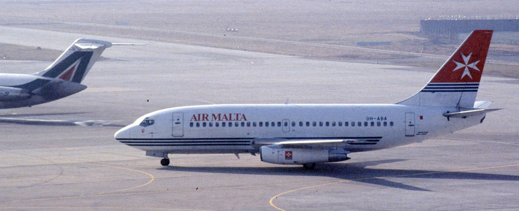 Air Malta früher oft bei uns, hier mit 732