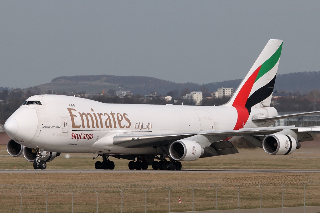 Emirates SkyCargo (TNT) Boeing 747-4HA(ER/F) OO-THD