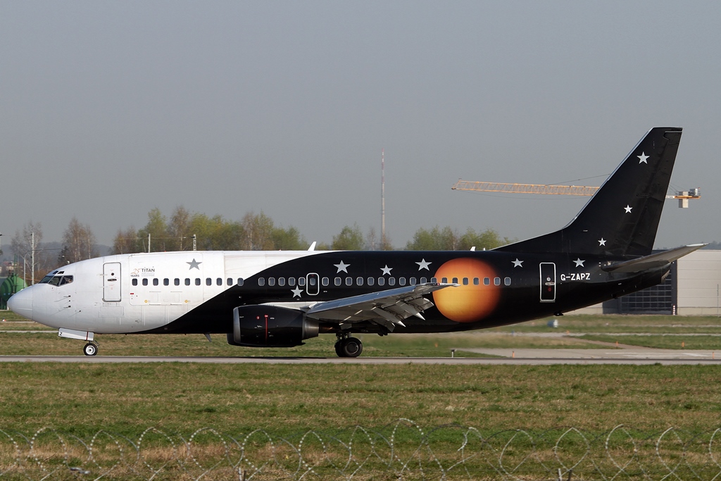 Titan Airways Boeing 737-33A(QC) G-ZAPZ