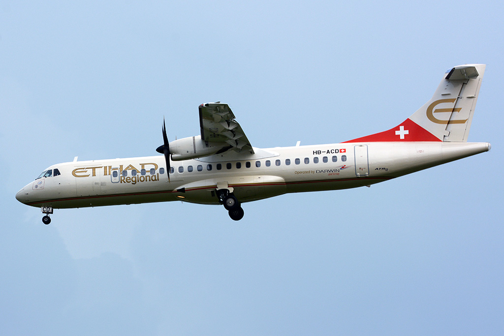 HB-ACD ATR-72 Etihad Regional