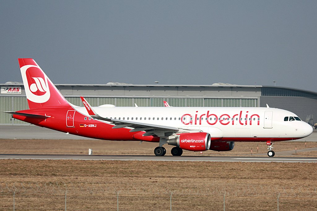 Air Berlin, D-ABNJ, A320-200 <br />auf dem Weg nach Abu Dhabi