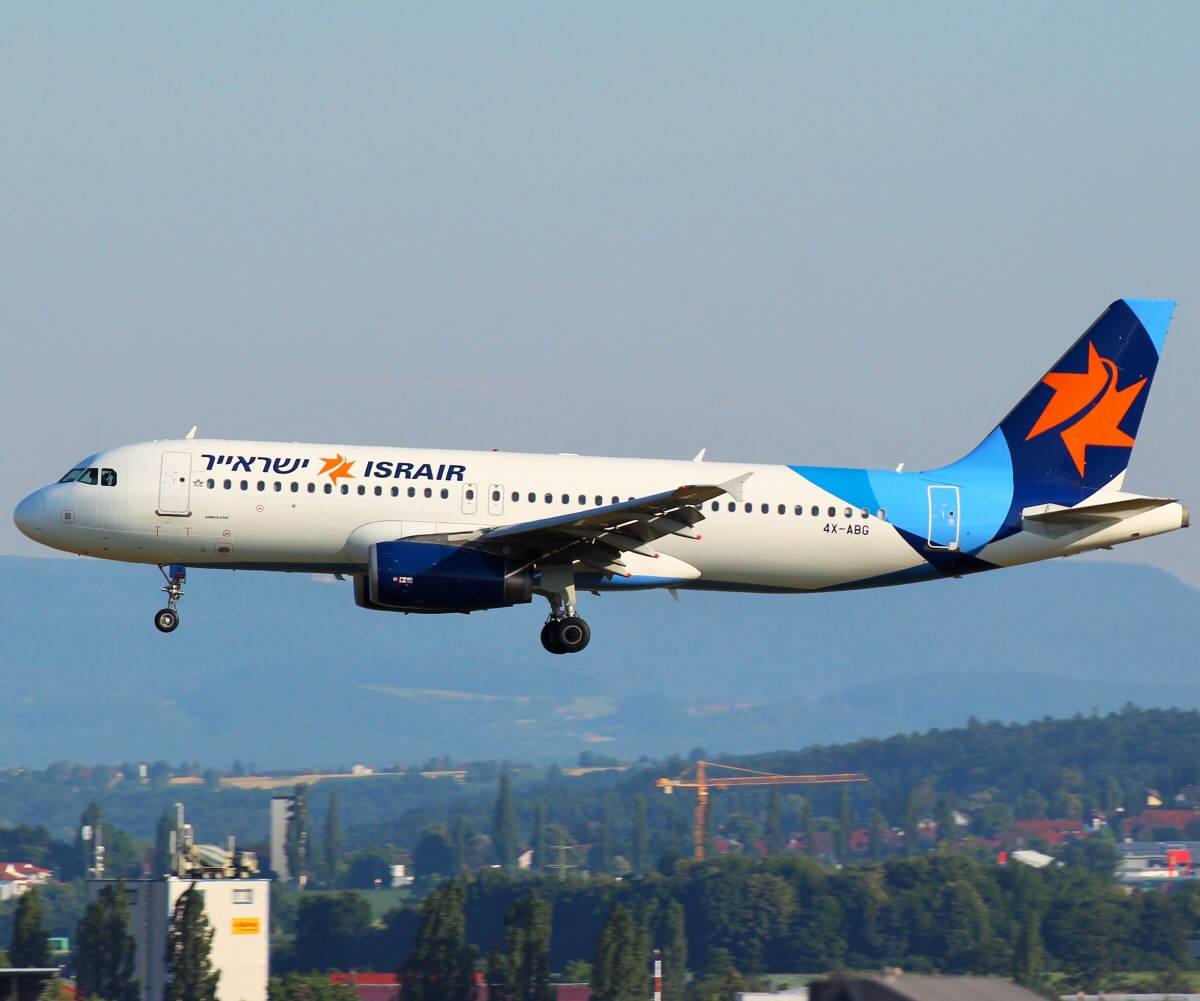 4X-ABG Airbus a320-200 Israir Airlines