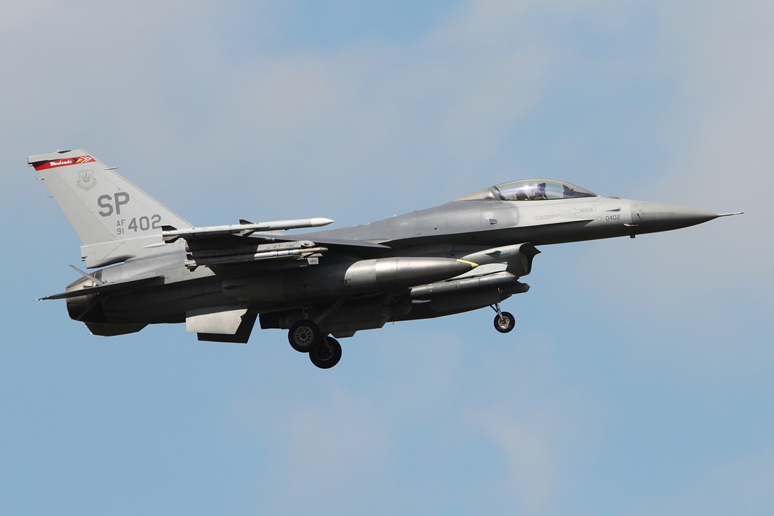 USA - Air Force General Dynamics F-16CJ Fighting Falcon 91-0402