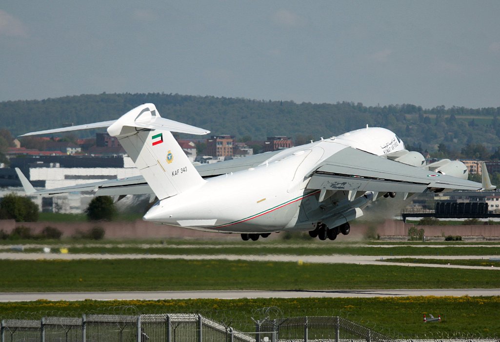Highlight des Tages<br />KAF 343, Kuwait Air Force C17A Globemaster