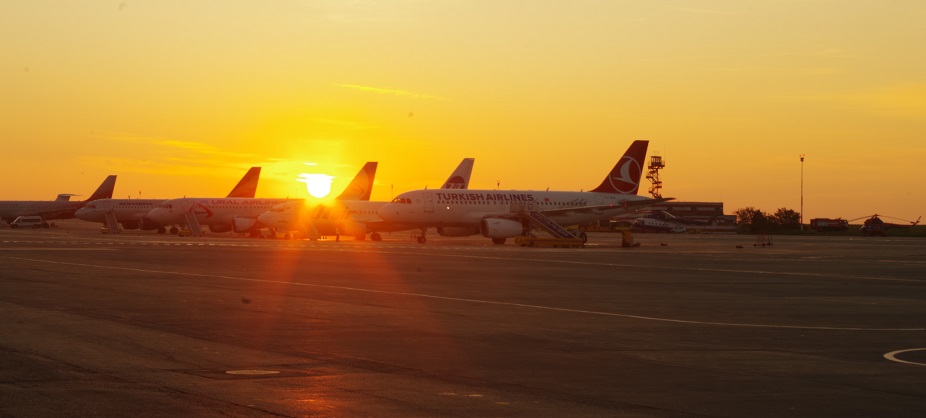 Rostov am Don, Airlines am frühen Morgen