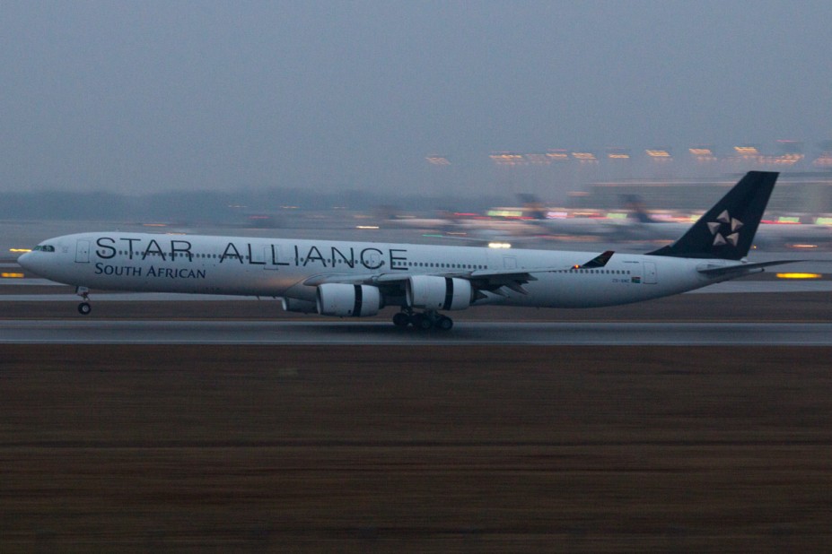 South African Airways Airbus A340-642 - ZS-SNC - Star Alliance