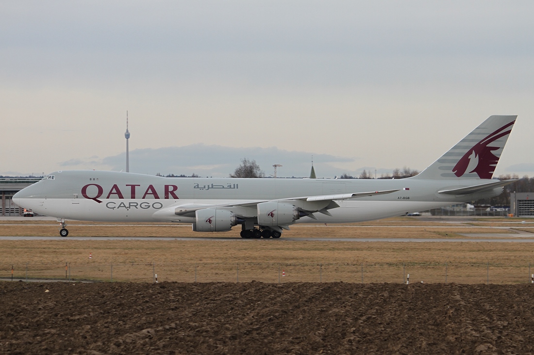 Qatar Airways Cargo Boeing 747-87UF A7-BGB