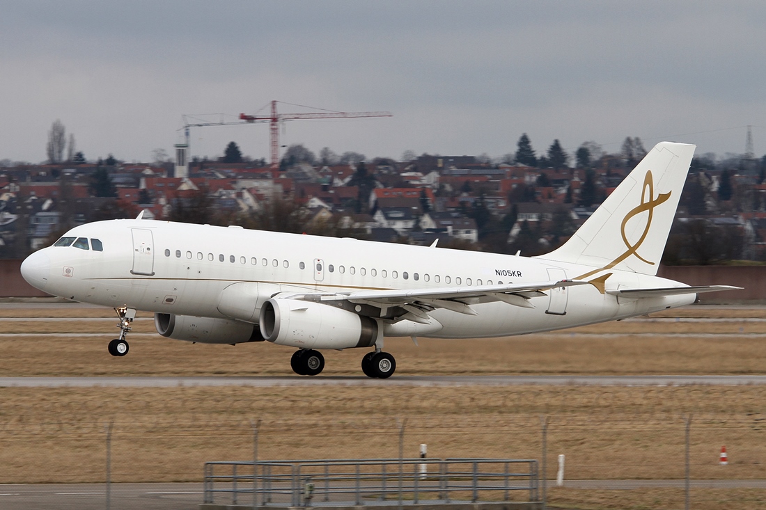 Airbus A319-133(CJ) N105KR ex DC Aviation D-ADNA