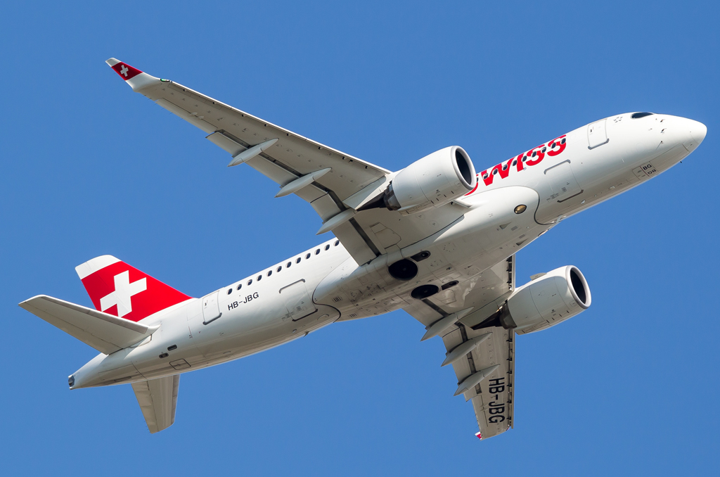 Swiss / HB-JBG / Bombardier Cseries CS100
