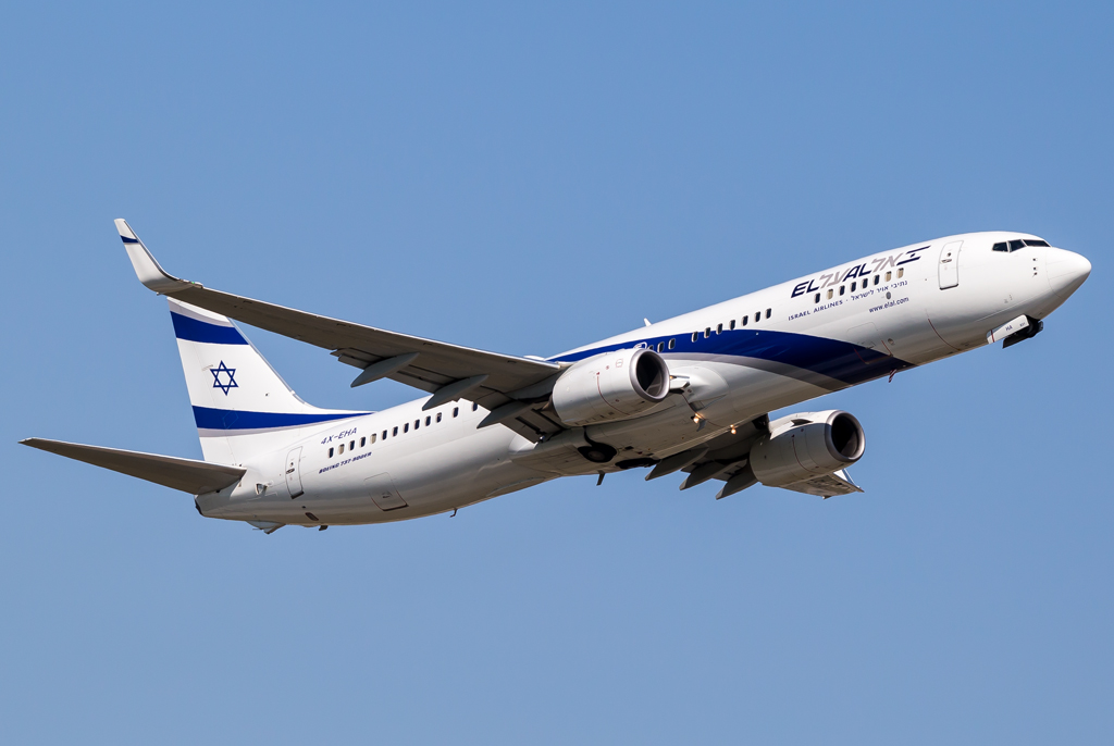 El Al Isreal Airlines / 4X-EHA / Boeing 737-958ER