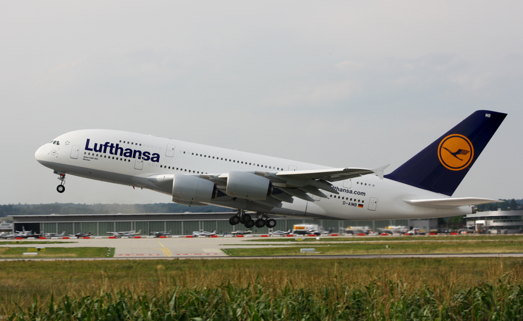 Lufthansa A380 Stuttgart