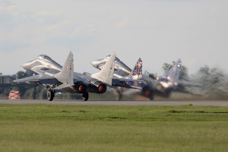 Sie sind mitlerweile schon Geschichte, die Mig-29 der HuAF in Kecskemet