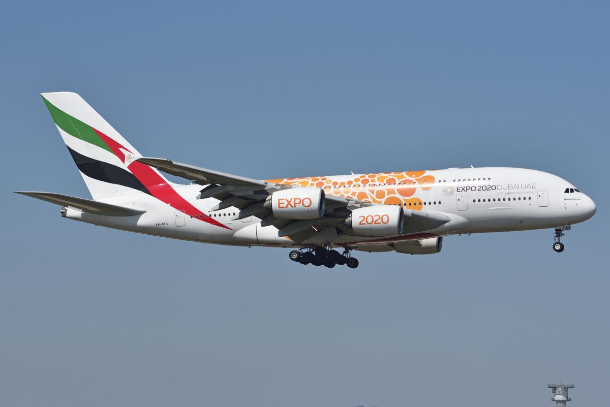 A6-EEA Airbus A380-861 Emirates