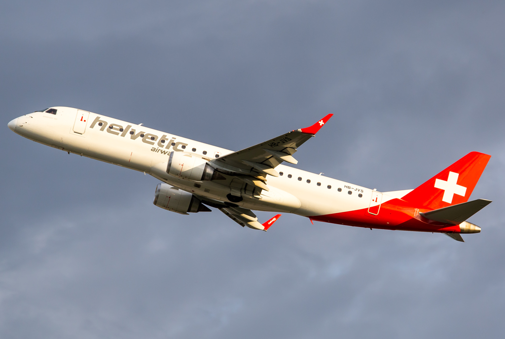 Helvetic Airways / HB-JVS / Embraer 190-100IGW