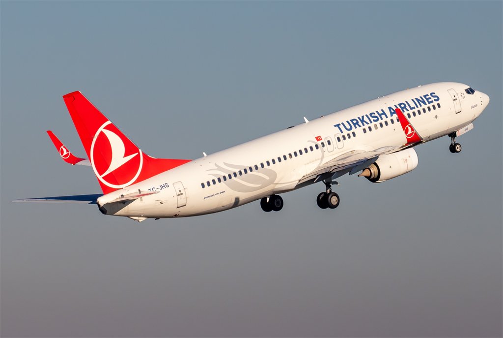 Turkish Airlines / TC-JHS / Boeing 737-8F2