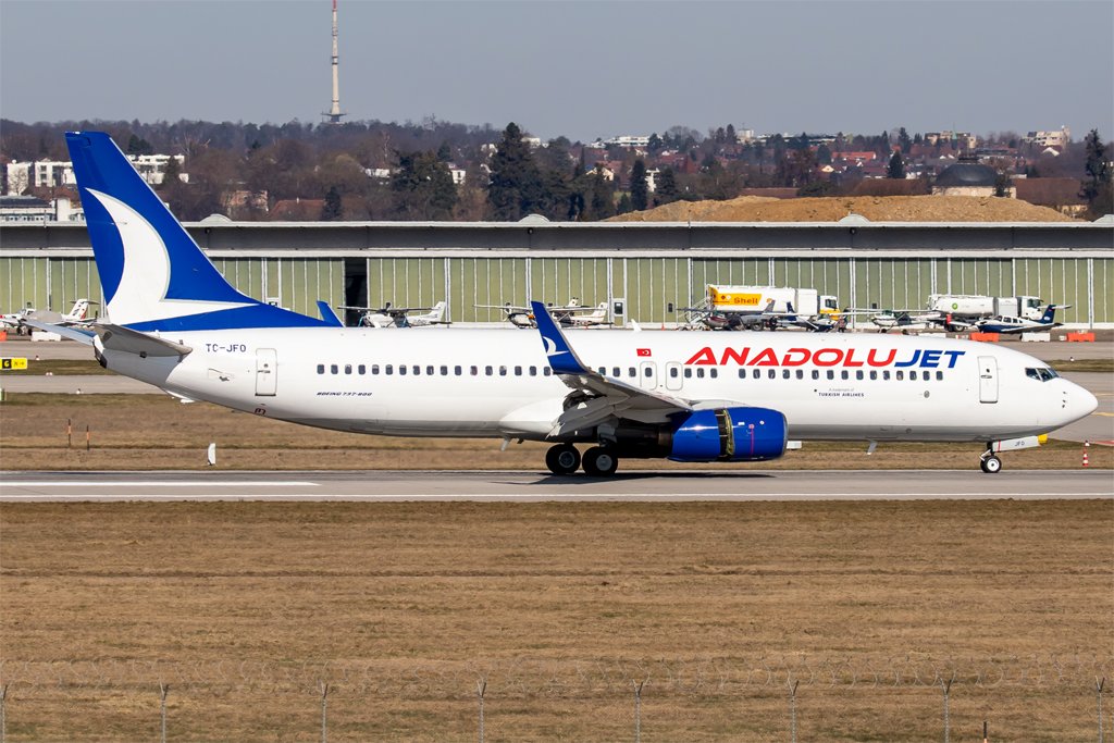 AnadoluJet / TC-JFO / Boeing 737-8F2