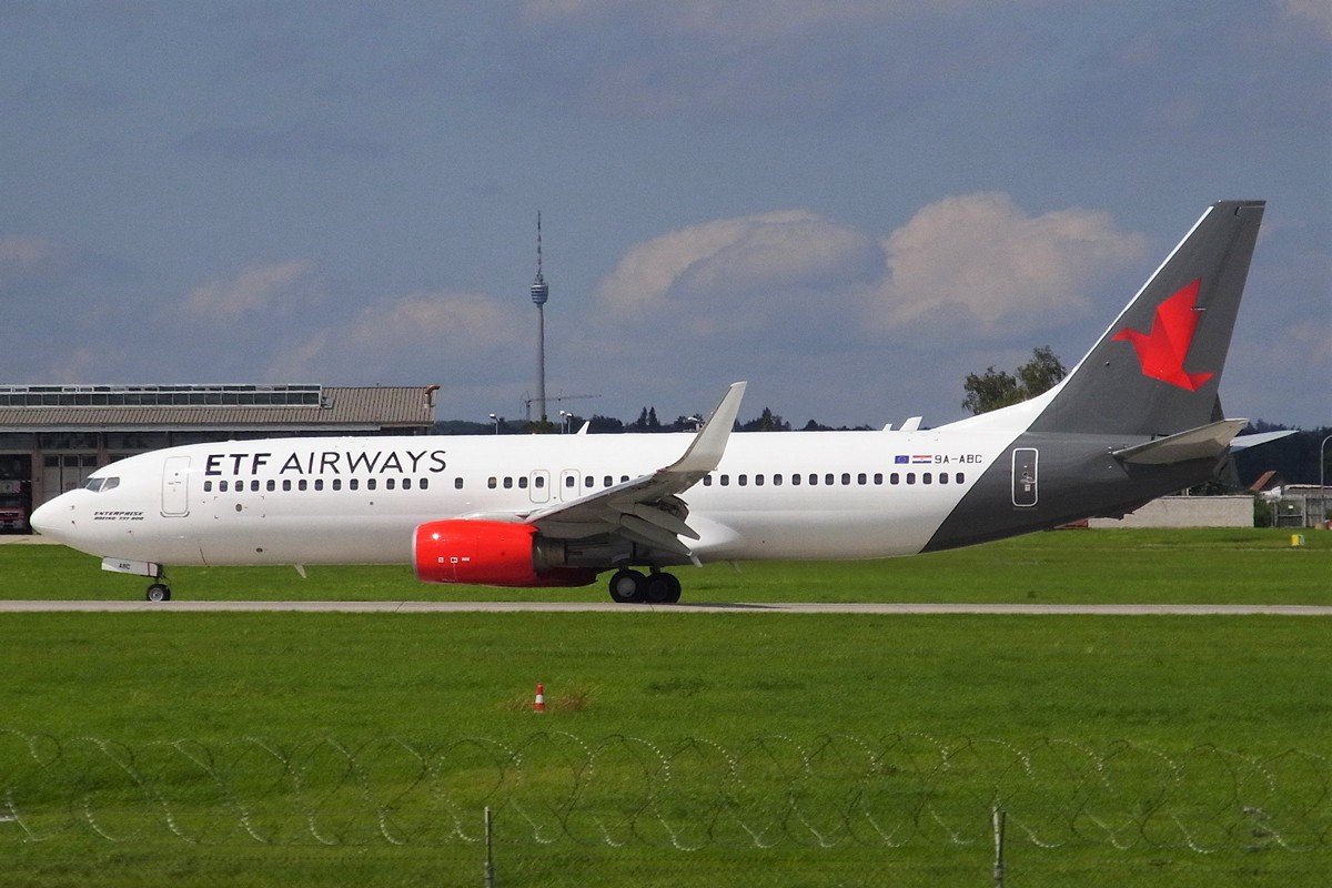 9A-ABC      737-8Q8(WL)       ETF Airways