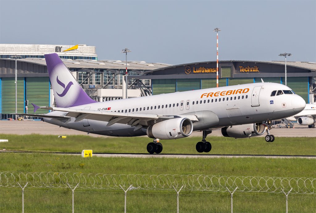 Freebird Airlines / TC-FHM / Airbus A320-232