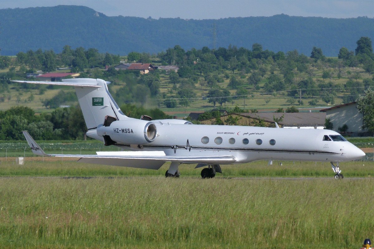 HZ-MS5A.   Gulfstream V.   (EWR-STR-RUH)