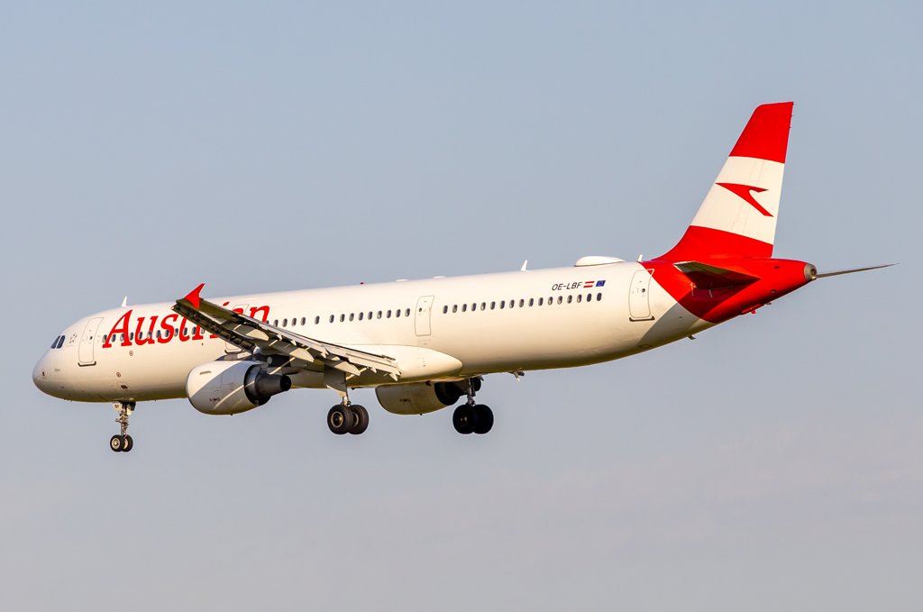 Austrian Airlines / OE-LBF / Airbus A321-211