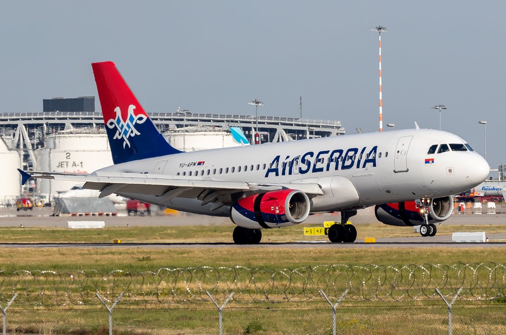 Air Serbia / YU-APM / Airbus A319-132