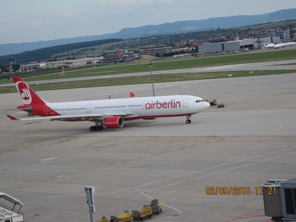 A330 auf dem Weg zum Ballermann