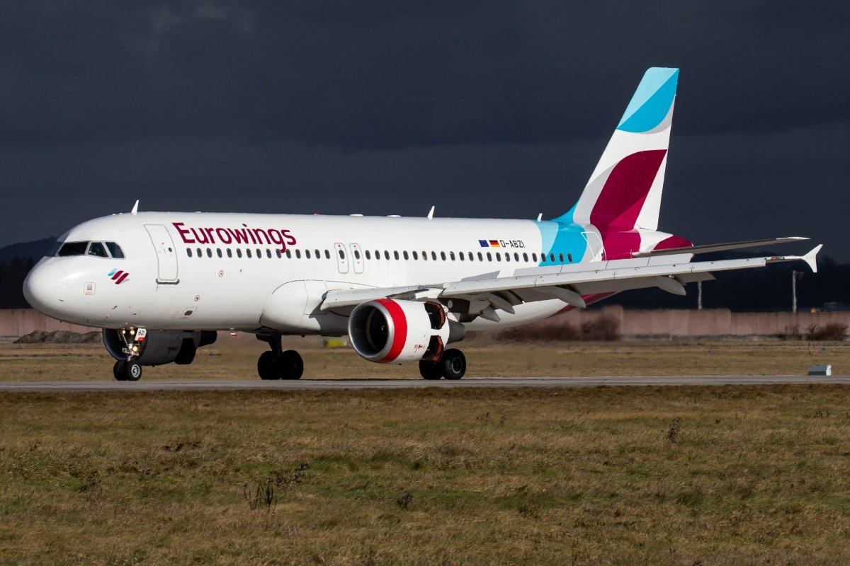 ebenso kam dieser Eurowings A320