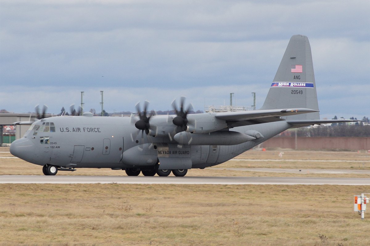 92-0549.     C-130H.      Nevada ANG