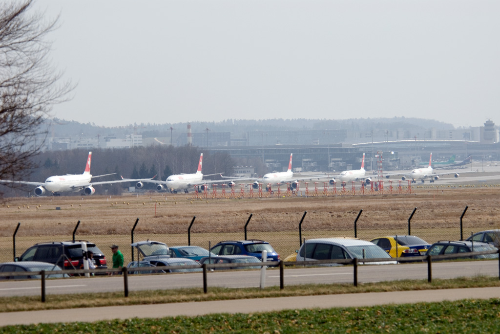 Stau auf'm Taxiway