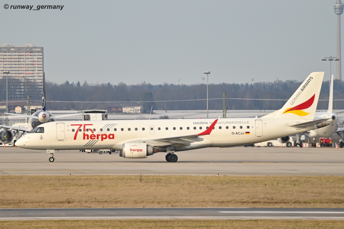 D-ACJJ // German Airways // Embraer E190LR