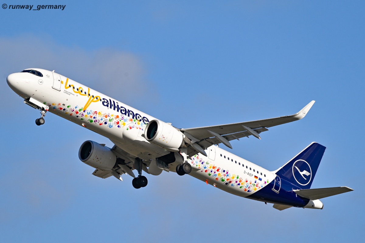 D-AIEP // Airbus A321-271NX // Lufthansa // Help Alliance Livery