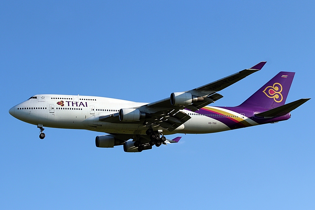 HS-TGG  Boeing 747-4D7  Thai Airways International.JPG