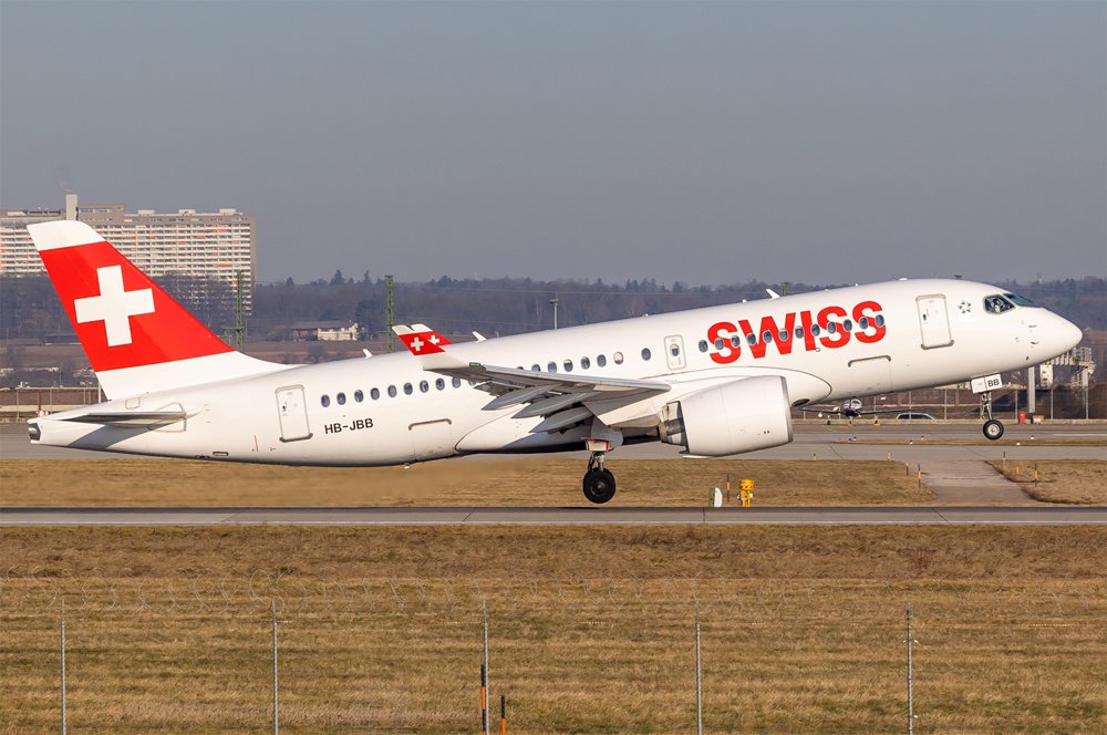 Swiss / HB-JBB / Bombardier CSeries CS100