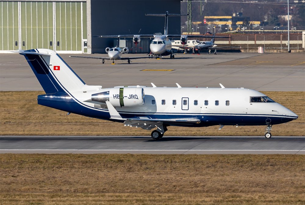 Albinati Aviation / HB-JRQ / Bombardier CL-600-2B16