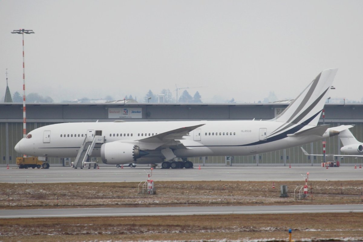 HL-8508            787-8 Dreamliner         Korean Air