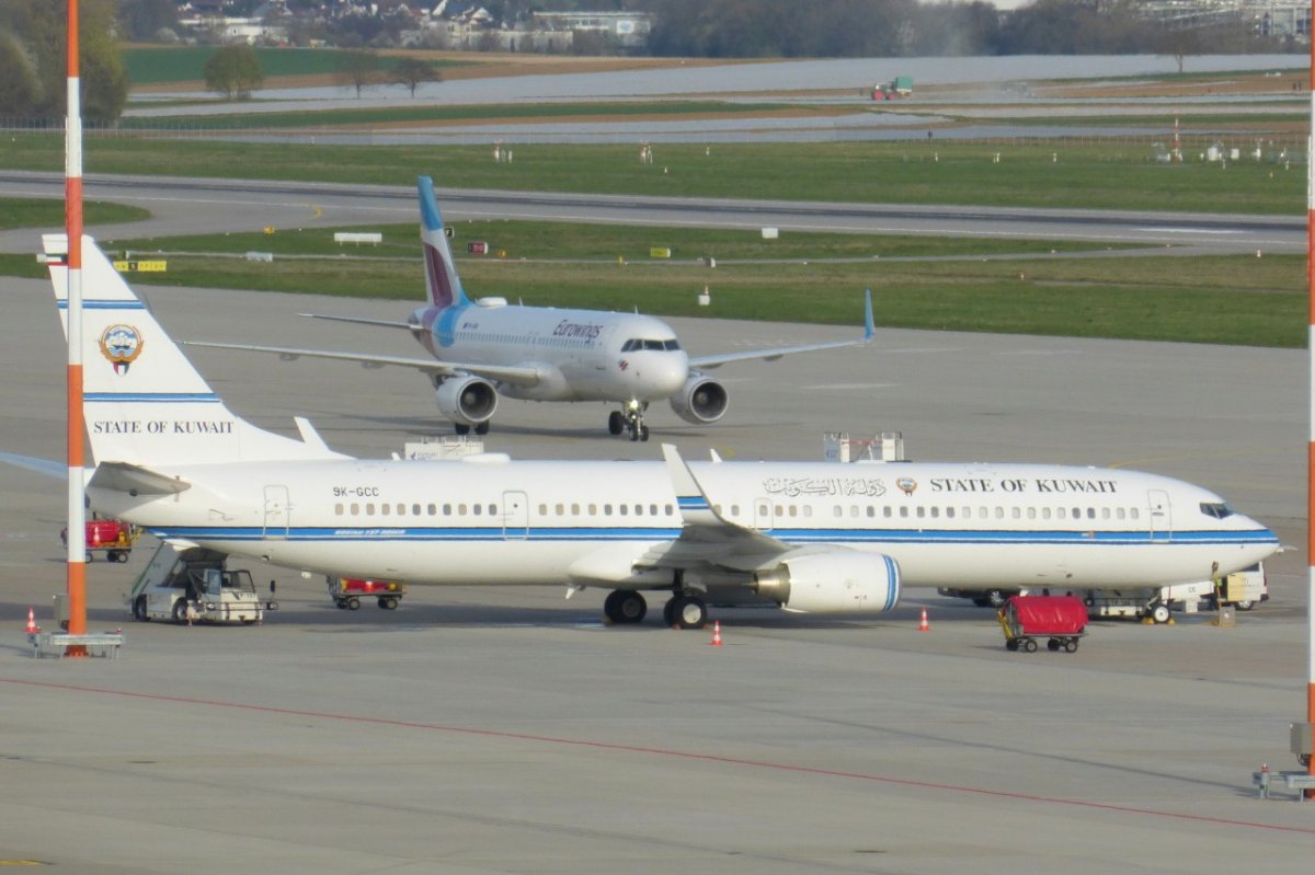 9K-GCC      737-9BQER(WL) BBJ3      Kuwait