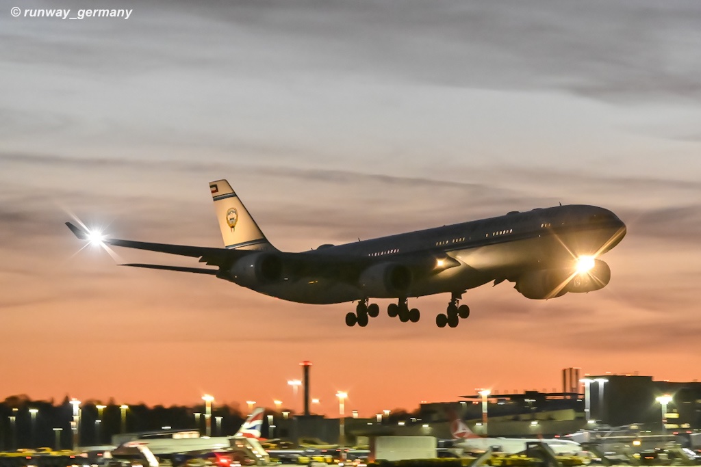 9K-GBB / Airbus A340-541 / State of Kuwait