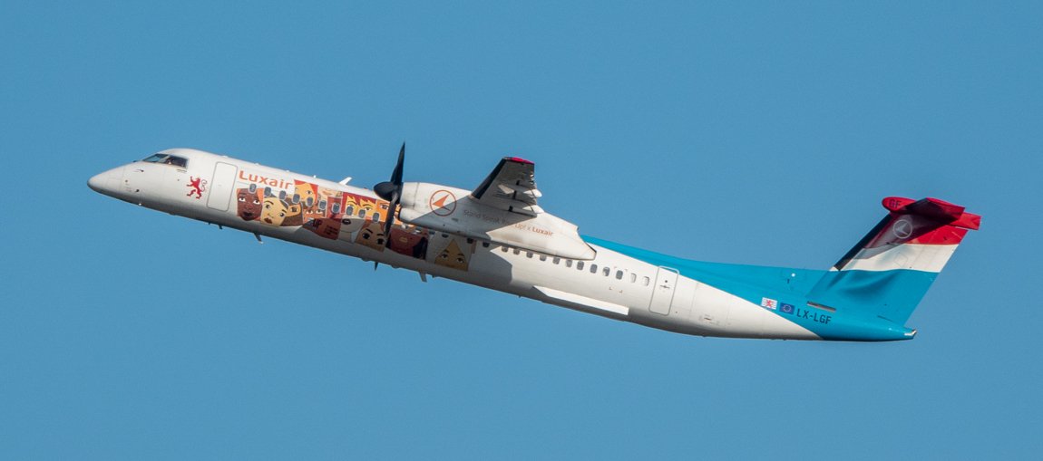 LX-LGF Luxair  Dash 8 Q400