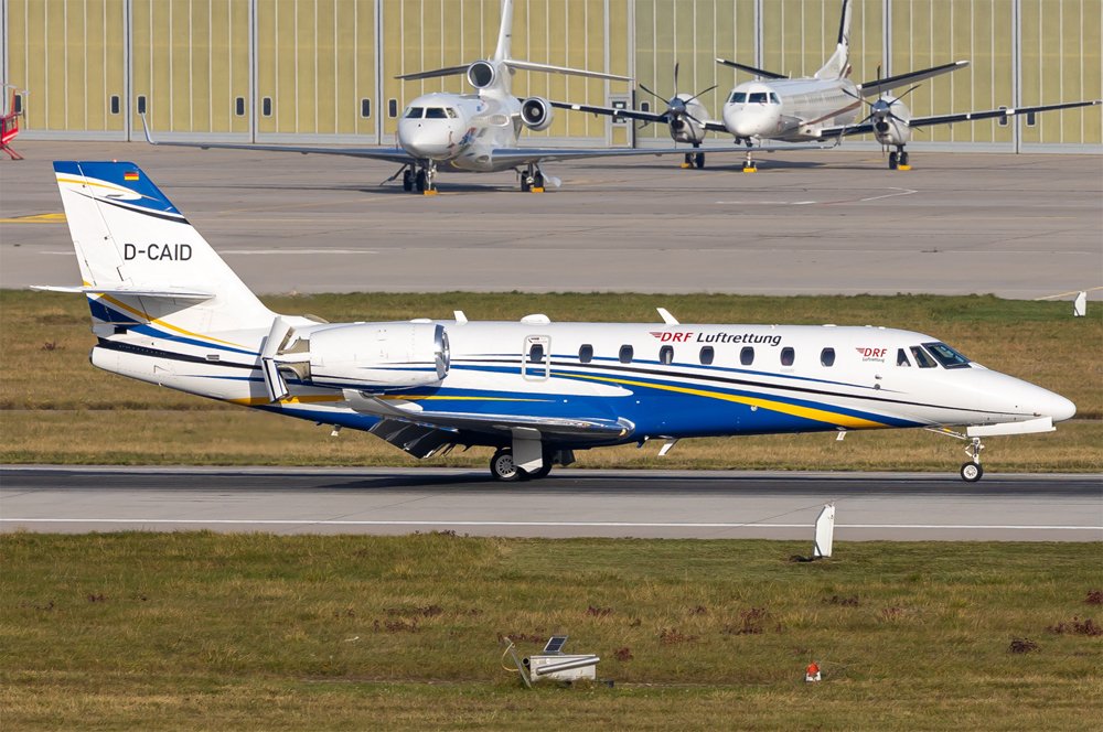 DRF Luftrettung / D-CAID / Cessna 680 Citation Sovereign Plus