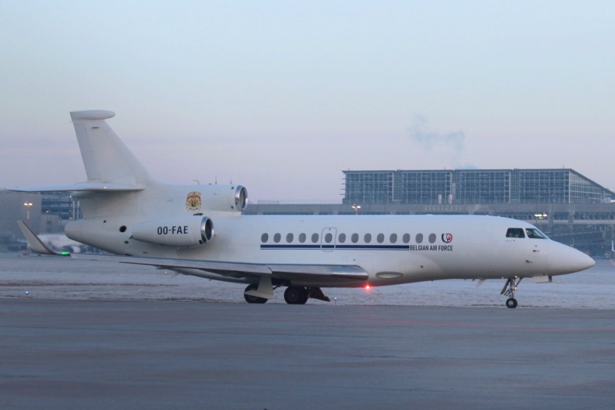 OO-FAE         Dassault Falcon 7X       Belgium AF