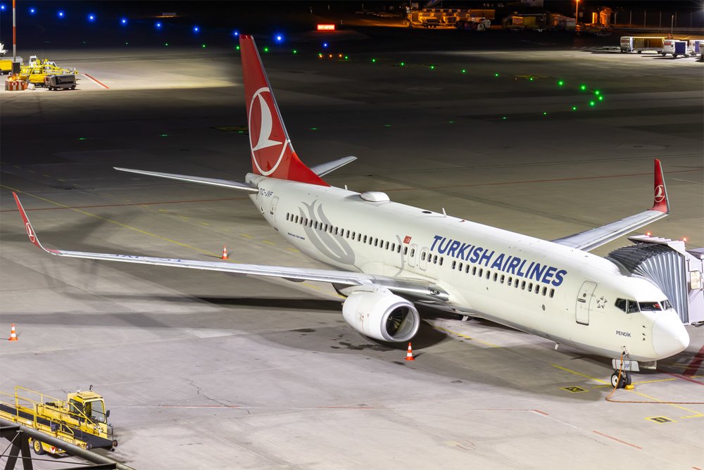 Turkish Airlines / TC-JVF / Boeing 737-8F2
