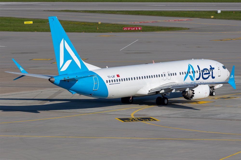 AJet / TC-LAF / Boeing 737-8 MAX