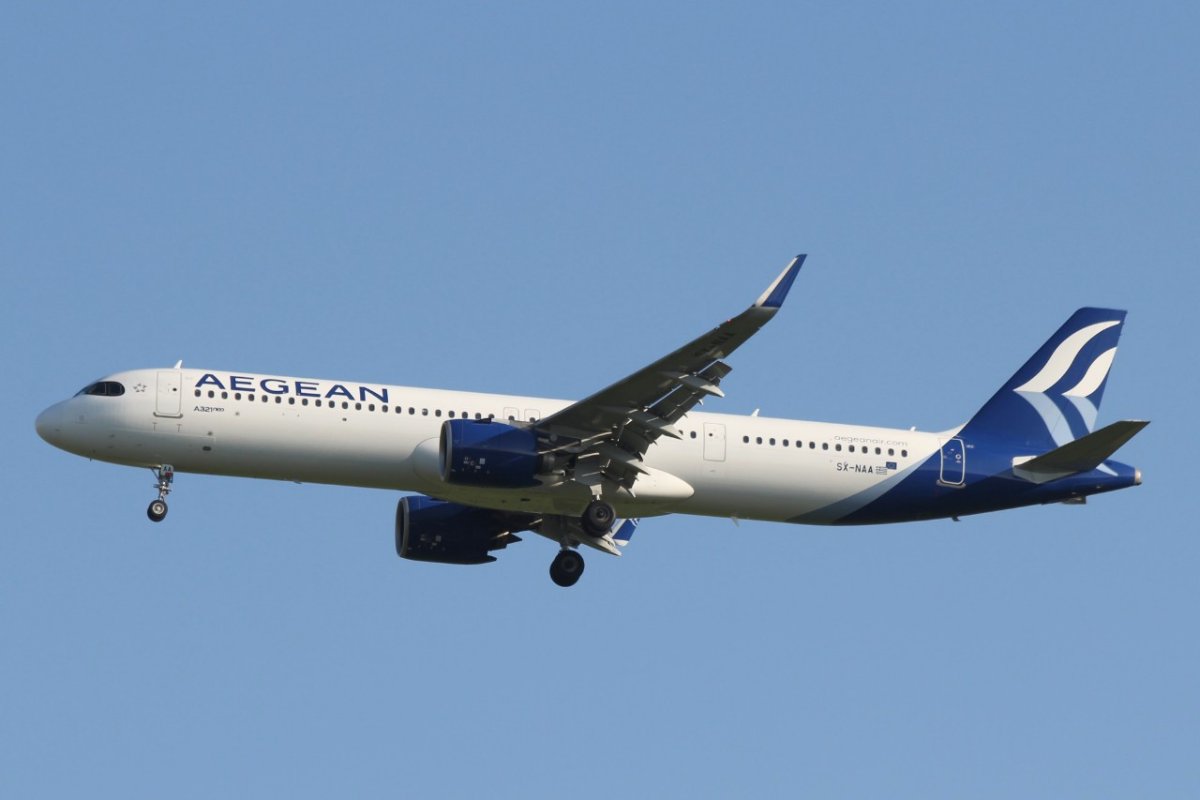 SX-NAA        A321neo          Aegean Airlines