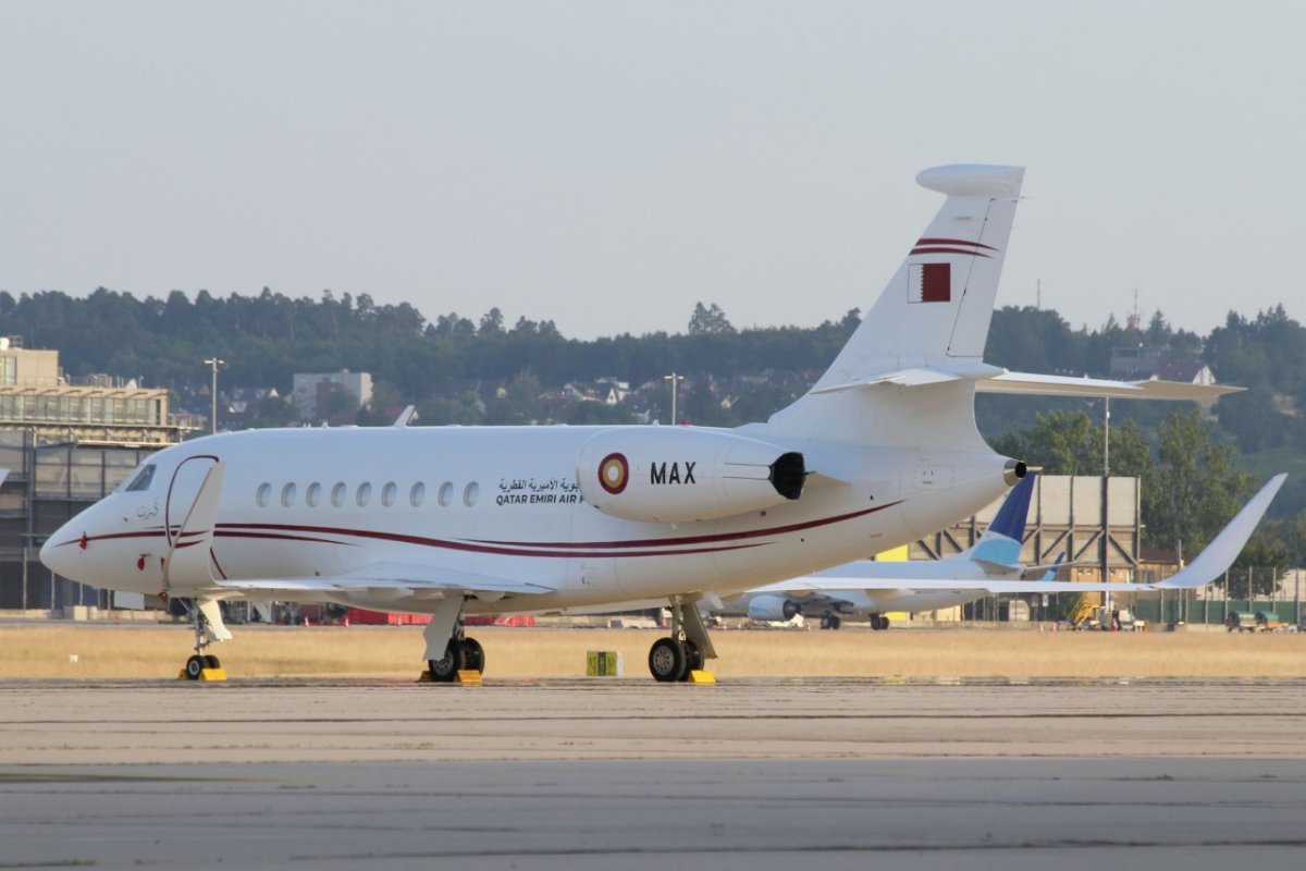 A7-MAX  Dassault Falcon 2000LX  Qatar AF