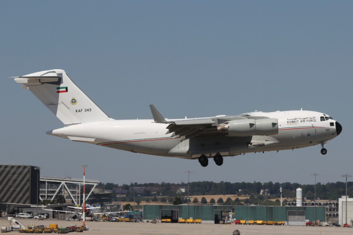 KAF343 C-17A Kuwait Air Force