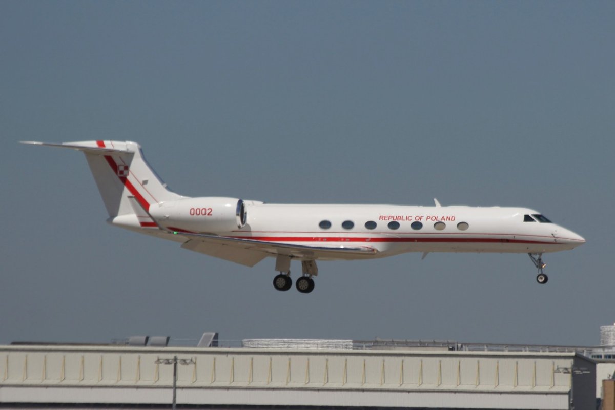 0002           Gulfstream G550(GV-SP)         Polish Government